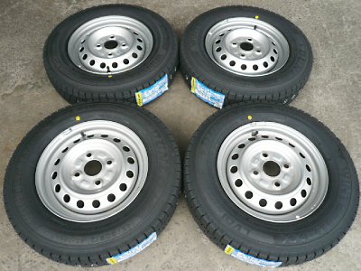 軽トラック・バン純正中古ホイールと145/80R12 80/78N スタッドレスタイヤセット